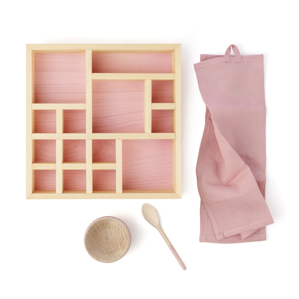 natural cosmetics organizer box